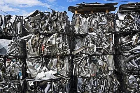 Scrap Metal recycling yard in Wanganui New Zealand