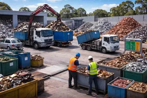 Cash for scrap metal Wanganui with copper aluminium and steel recycling