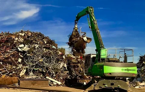Scrap metal pickup service collecting bulky metal items in Whanganui