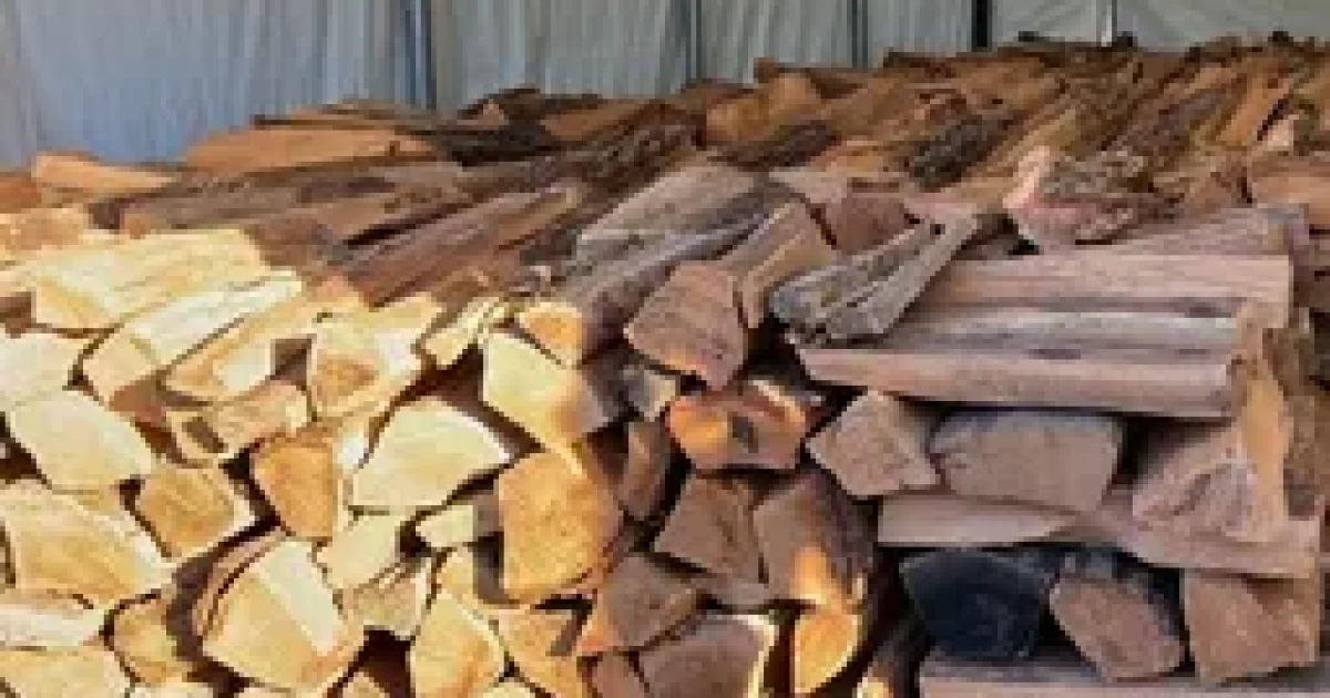 How to store delivered firewood outdoors to keep it dry in Whanganui